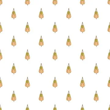 Hanging macrame basket plant holder seamless pattern 库存插图