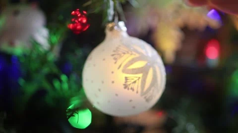 Hanging Ornament -  Slow Stock Footage 322188778
