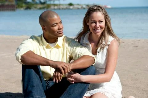 Hanging Out At The Beach Stock Photos