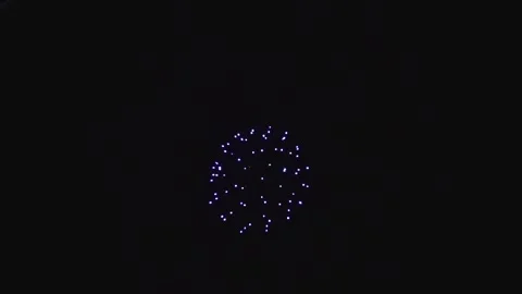 Hanging Pakistan flag on firework sky bokeh background (9) Stock Footage 284441946