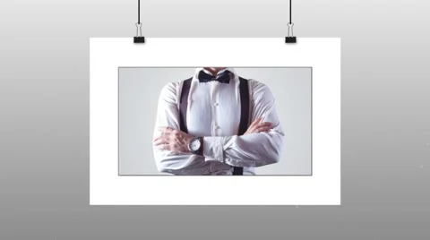 Hanging Photos Stock After Effects