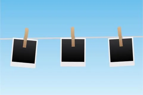 Hanging Pictures Stock Illustration