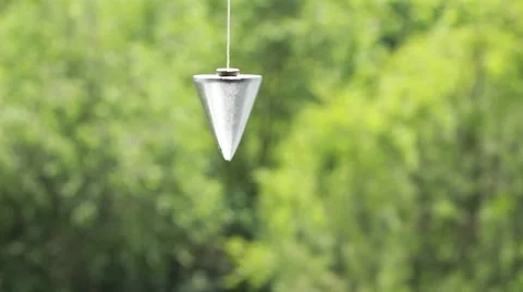 Hanging plumb bob Stock-Footage 64621934