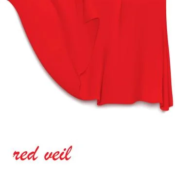 Hanging red cloth Иллюстрация