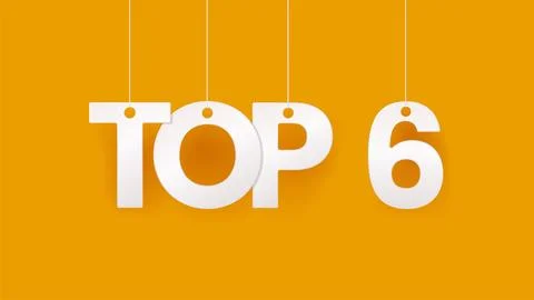 Hanging on rope or thread letter. Rating chart. 库存插图