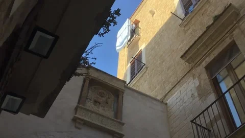 Hanging sheets Stock Footage 170840363