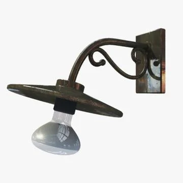 Hanging Spotlight Bulb 3D Model