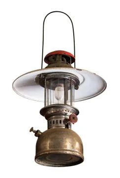 Hanging storm lantern Stock Photos