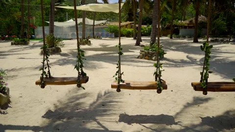 Hanging swing. Video stock 240862873