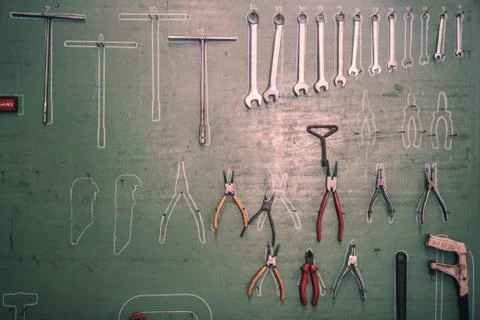 Hanging tools Stock Photos
