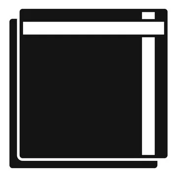 Hanging towel icon simple vector. Fabric napkin Stock Illustration