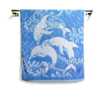 Hanging towels Stock Photos