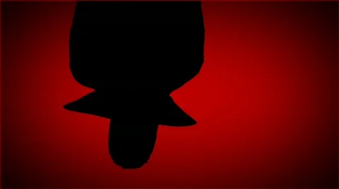 Hanging Vampire close up Stock Footage 623911