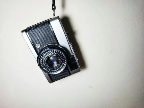 Hanging Vintage Camera Stock Photos