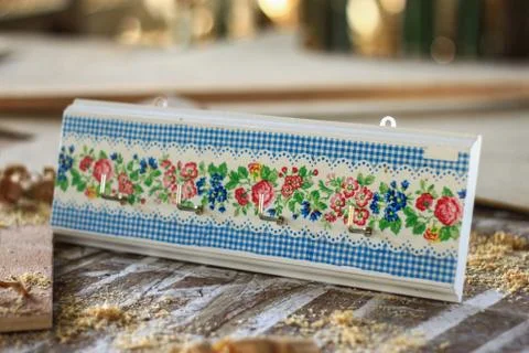 The hanging wall decor Stock Photos