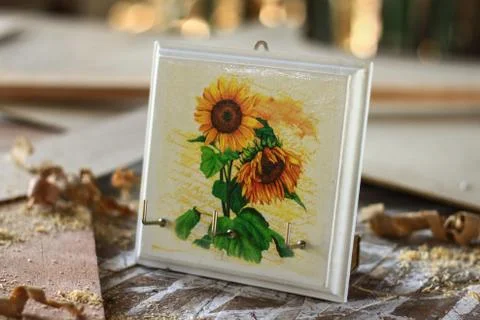 The hanging wall decor Stock Photos