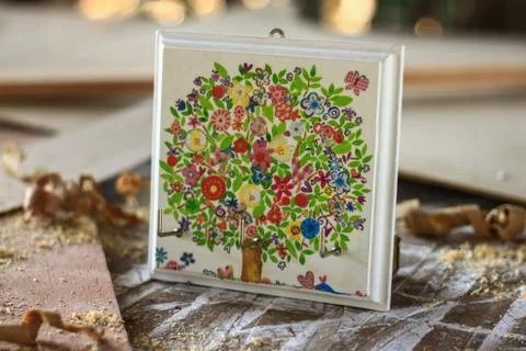 The hanging wall decor Stock Photos