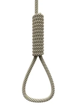 Hangmans noose rope Stock Illustration