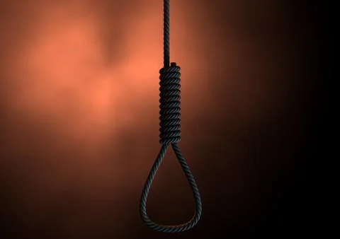 Hangmans Noose Rope Stock Illustration