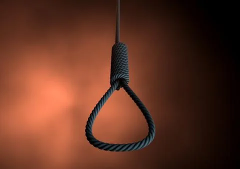 Hangmans Noose Rope Stock Illustration