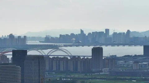Hangzhou Urban Construction Stock Footage 246672166