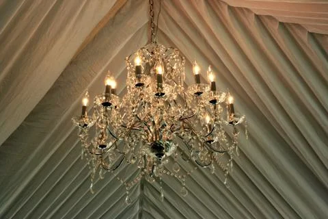 Haning chandelier 스톡 사진