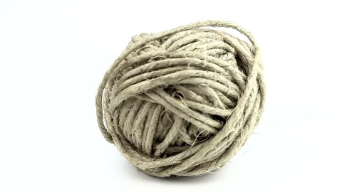 Hank, ball of rope Stock Footage 86570135