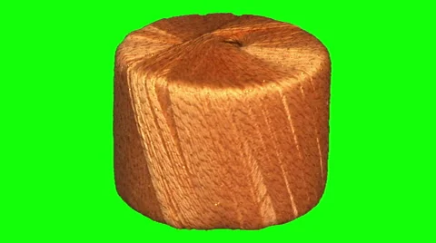 Hank of yellow yarn with spangles Video stock 47851145