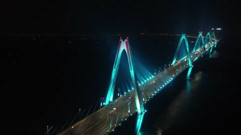 Hanoi city / bridge Stock Footage 150343682