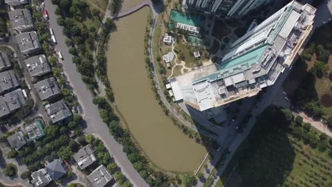 Hanoi city from drone Stock Footage 150080341