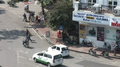 Hanoi street Stock Footage 288331