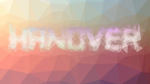 Hanover dissolving interesting tessellating looping moving polygons Stock Footage 109238461