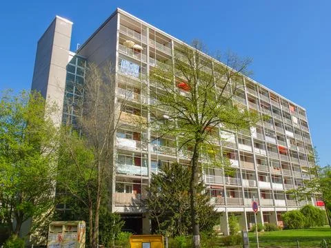 Hansaviertel in Berlin Stock-Fotos