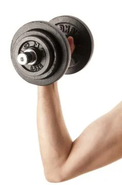 Hanteltraining Stock Photos