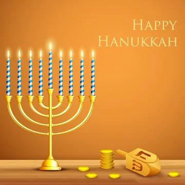 Hanukkah Background Stock Illustration