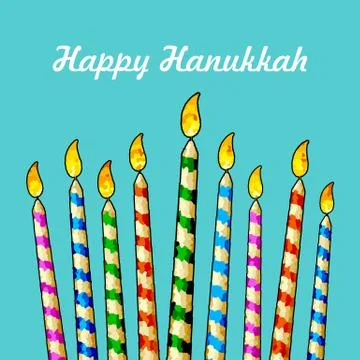 Hanukkah Background Stock Illustration