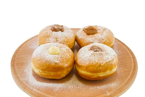 Hanukkah doughnuts Stock Photos