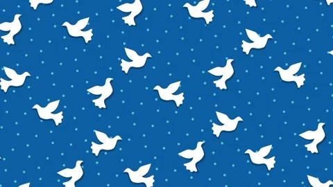 Hanukkah Pattern Background Stock Footage 254007518