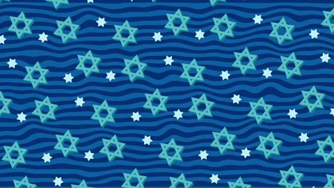 Hanukkah Pattern Background Stock-Footage 254007582