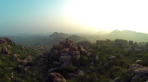 Hanuman of Hampi Stock-Footage 45529521