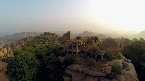 Hanuman of Hampi Stock Footage 45529599