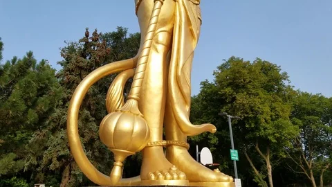 Hanuman Statue 2 Stock Footage 101856022