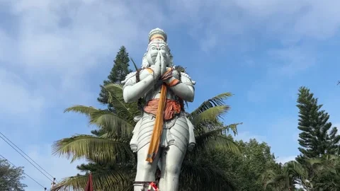 Hanuman statue Stock Footage 301074308