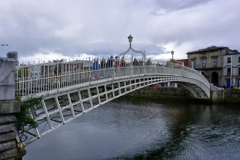 HaPenny Bridge Dublin Stock Photos