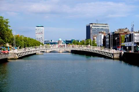 Ha'penny bridge Stock Photos