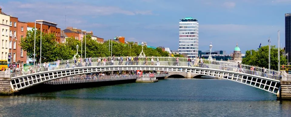 Ha'penny bridge Stock Photos