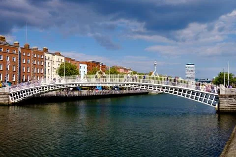 Ha'penny bridge Stock Photos