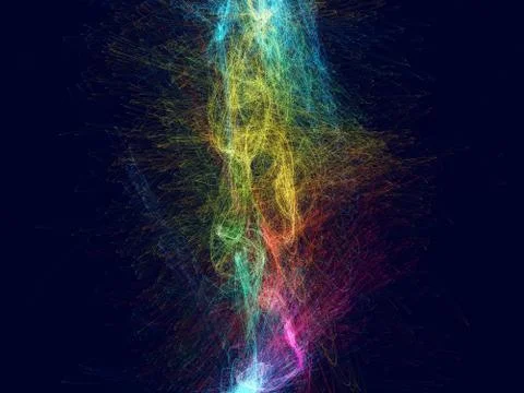 Happ colored abstract background with spectrum Stock Illustration
