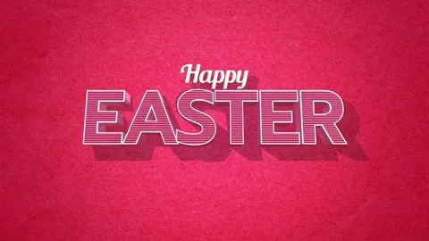 Happily celebrating Easter with warm greetings Vidéo 258732585