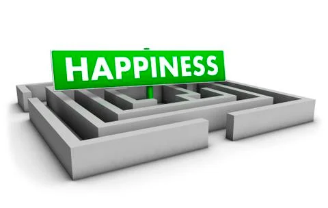 Happiness concept Stock Illustration